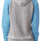 Ocean Blue/Gray Hoodie