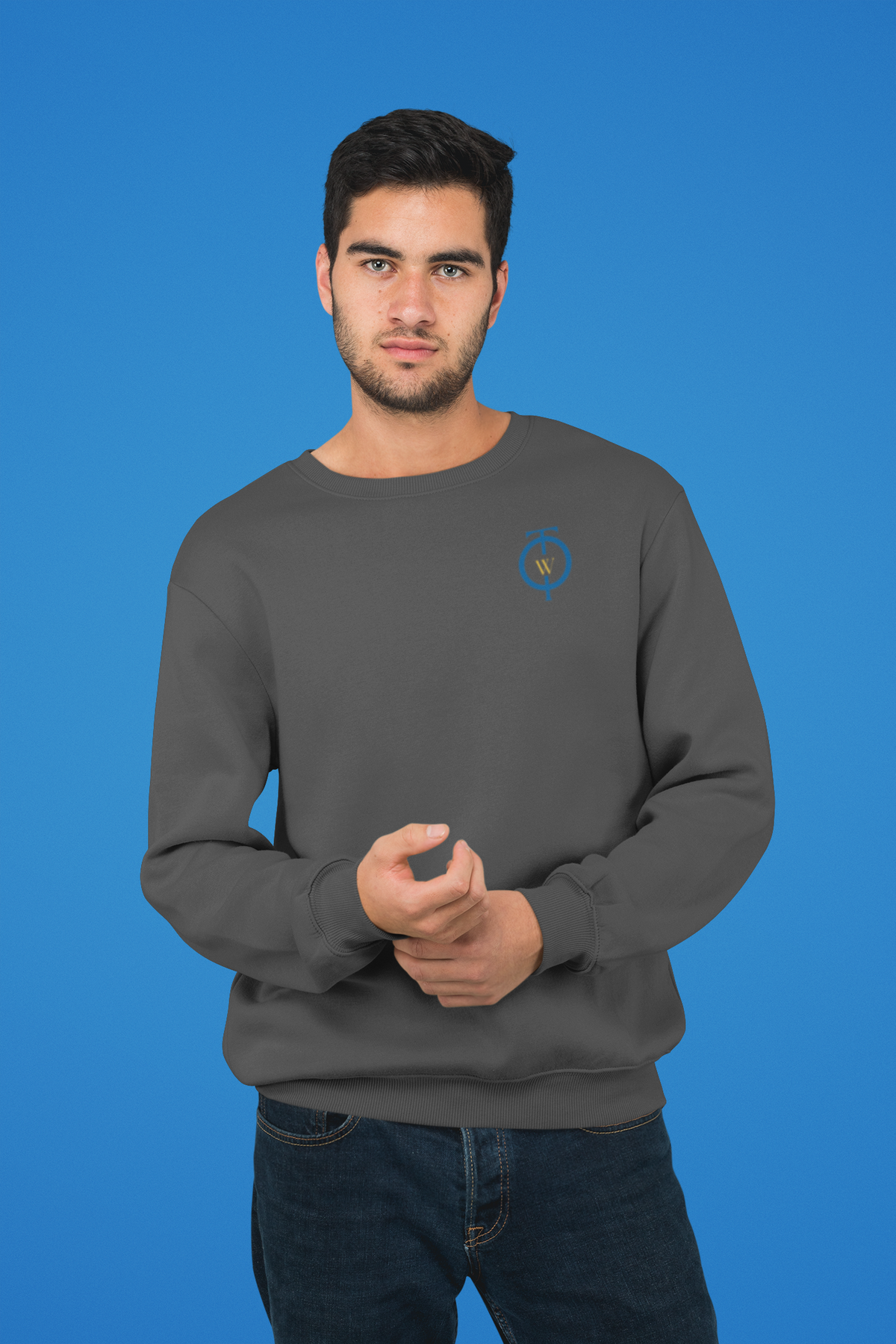 Charcoal Pro Fleece Crew – Together We Overcome